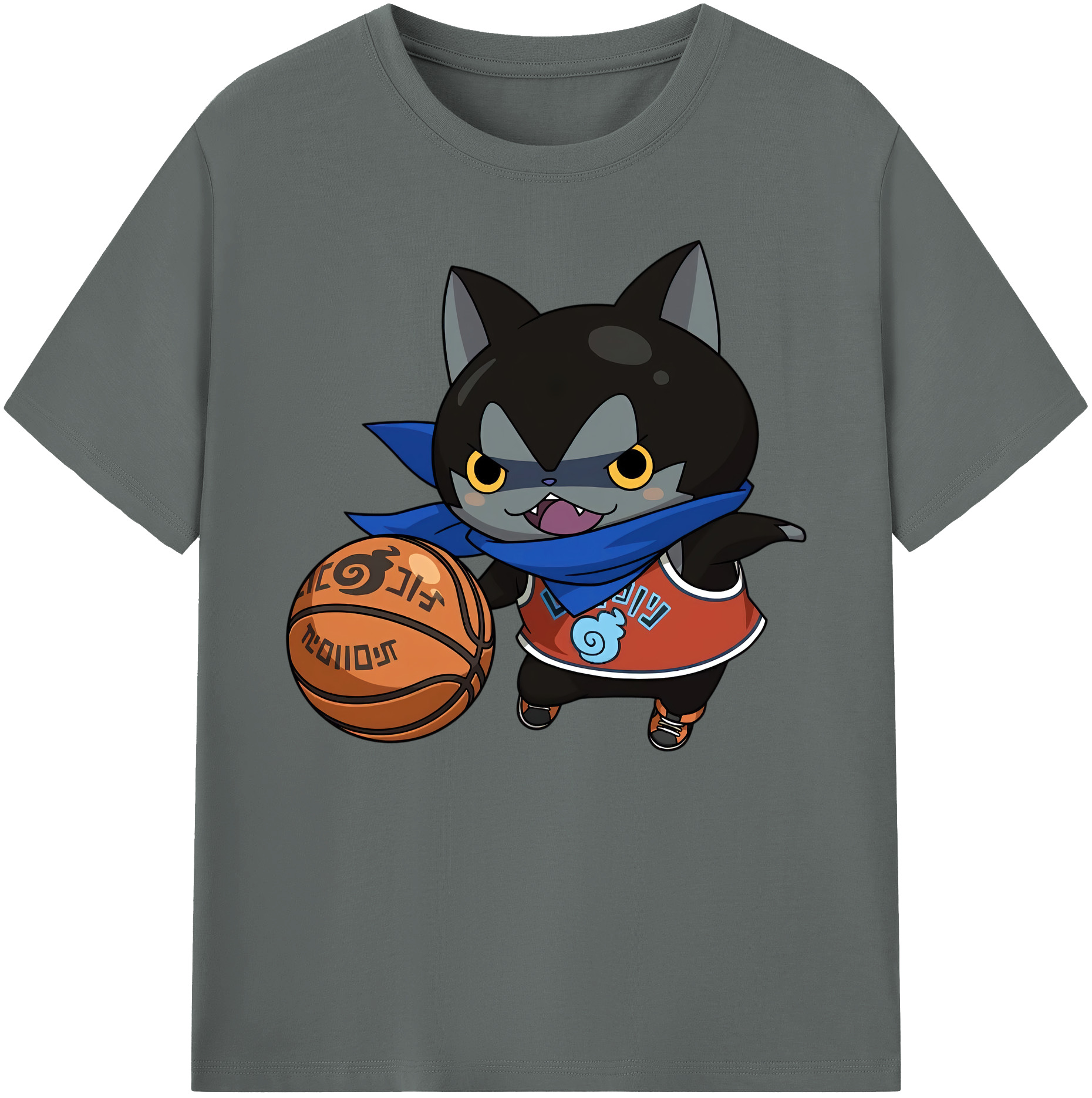 （画像用） 妖怪ウォッチ Yo-kai Watch 綿100％ メンズ半袖Tシャツ｜肌触りやわらか＆通気性